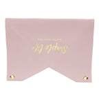 Tissue Bag Artificial Leather Vintage Kitchen Paper Towel Box Container for Office HomePink