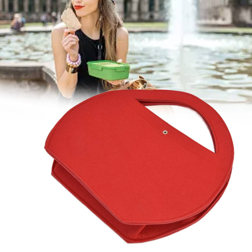 Felt Portable Storage Bag Non‑Woven Waterproof Scratch‑Resistant Anti‑Static Thermal Insulation Lunch Bag Ladies Clutch