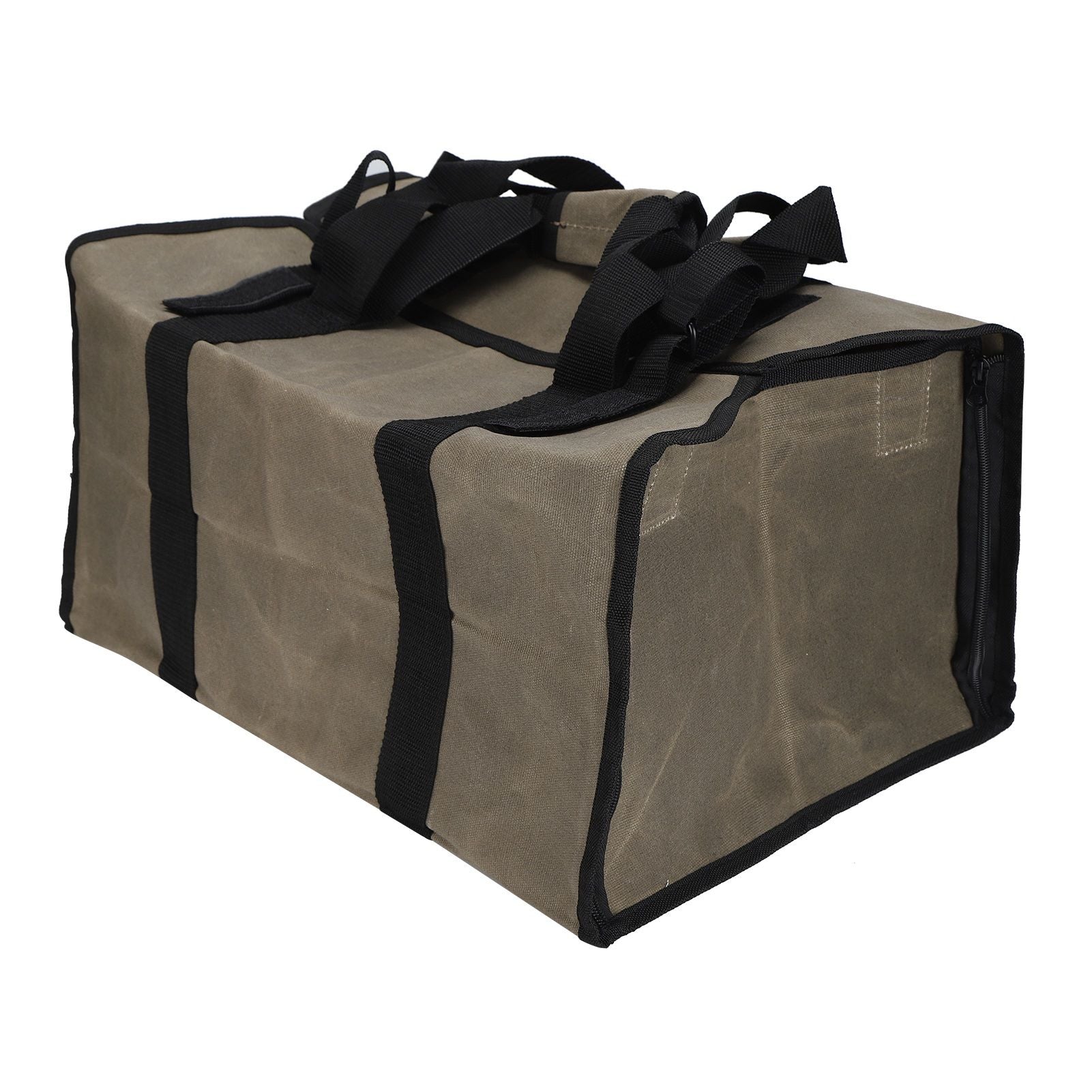 Log Carry Bag Waterproof Dual Use Portable Wet Wax Canvas Firewood Carrier Tote Bag for Logging