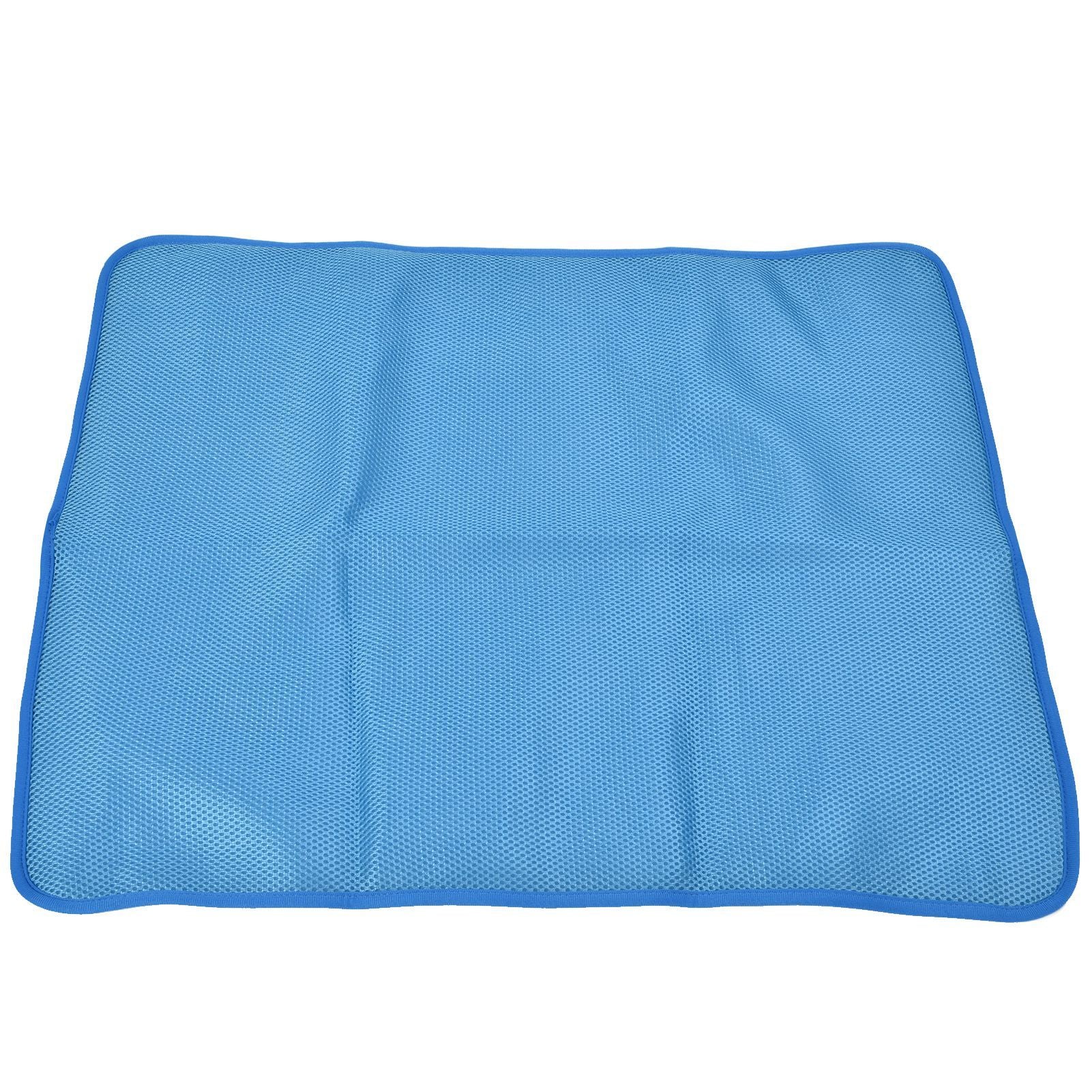 Pet Cooling Mat Breathable Soft Summer Dog Cat Sleeping Pad for Kennel Sofa Bed FloorBlue M
