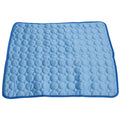 Pet Cooling Mat Breathable Soft Summer Dog Cat Sleeping Pad for Kennel Sofa Bed FloorBlue L