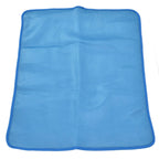 Pet Cooling Mat Breathable Soft Summer Dog Cat Sleeping Pad for Kennel Sofa Bed FloorBlue L