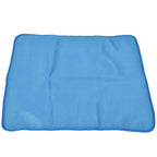 Pet Cooling Mat Breathable Soft Summer Dog Cat Sleeping Pad for Kennel Sofa Bed FloorBlue L