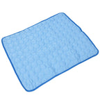 Pet Cooling Mat Breathable Soft Summer Dog Cat Sleeping Pad for Kennel Sofa Bed FloorBlue L