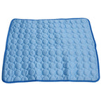 Pet Cooling Mat Breathable Soft Summer Dog Cat Sleeping Pad for Kennel Sofa Bed FloorBlue XXL