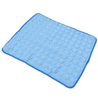 Pet Cooling Mat Breathable Soft Summer Dog Cat Sleeping Pad for Kennel Sofa Bed FloorBlue XXL