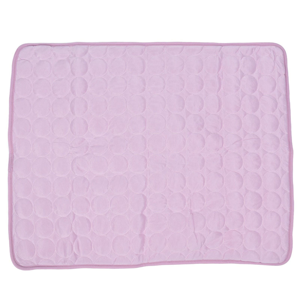 Pet Cooling Mat Breathable Soft Summer Dog Cat Sleeping Pad for Kennel Sofa Bed FloorPink S
