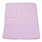 Pet Cooling Mat Breathable Soft Summer Dog Cat Sleeping Pad for Kennel Sofa Bed FloorPink M