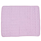 Pet Cooling Mat Breathable Soft Summer Dog Cat Sleeping Pad for Kennel Sofa Bed FloorPink M