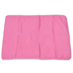 Pet Cooling Mat Breathable Soft Summer Dog Cat Sleeping Pad for Kennel Sofa Bed FloorPink XL