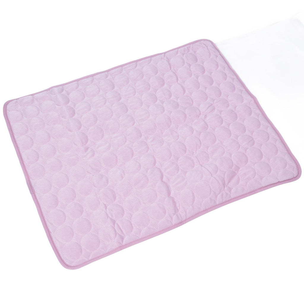 Pet Cooling Mat Breathable Soft Summer Dog Cat Sleeping Pad for Kennel Sofa Bed FloorPink XXL