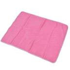 Pet Cooling Mat Breathable Soft Summer Dog Cat Sleeping Pad for Kennel Sofa Bed FloorPink XXL