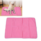 Pet Cooling Mat Breathable Soft Summer Dog Cat Sleeping Pad for Kennel Sofa Bed FloorPink XXL