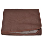 Pet Cooling Mat Breathable Soft Summer Dog Cat Sleeping Pad for Kennel Sofa Bed FloorBrown XS