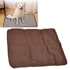Pet Cooling Mat Breathable Soft Summer Dog Cat Sleeping Pad for Kennel Sofa Bed FloorBrown M