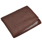 Pet Cooling Mat Breathable Soft Summer Dog Cat Sleeping Pad for Kennel Sofa Bed FloorBrown L