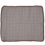 Pet Cooling Mat Breathable Soft Summer Dog Cat Sleeping Pad for Kennel Sofa Bed FloorBrown XL