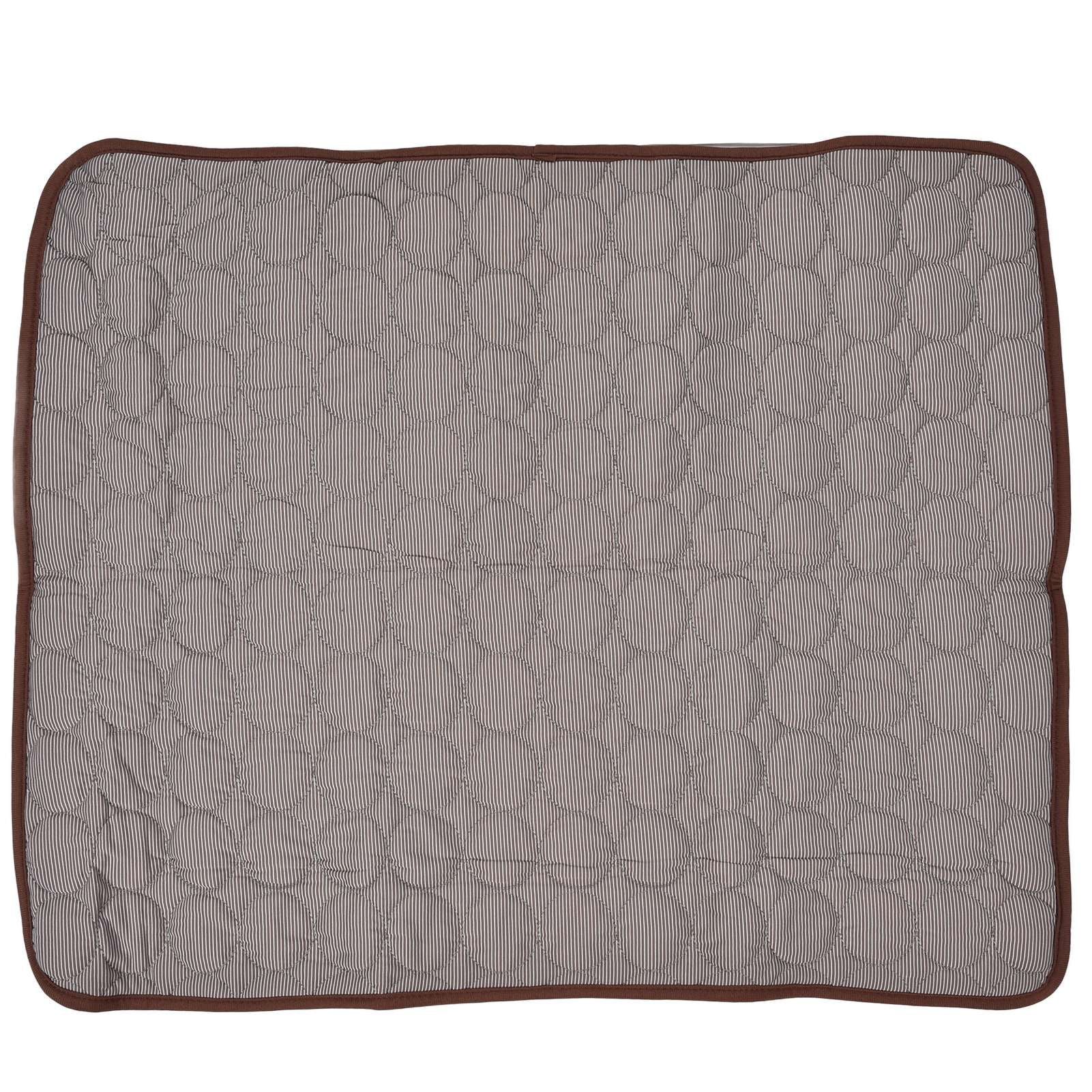 Pet Cooling Mat Breathable Soft Summer Dog Cat Sleeping Pad for Kennel Sofa Bed FloorBrown XL