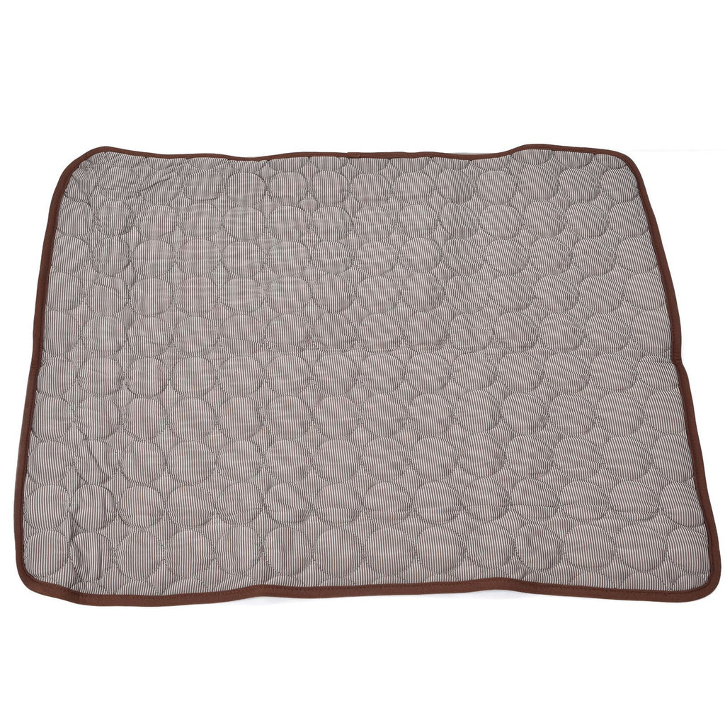 Pet Cooling Mat Breathable Soft Summer Dog Cat Sleeping Pad for Kennel Sofa Bed FloorBrown XXL