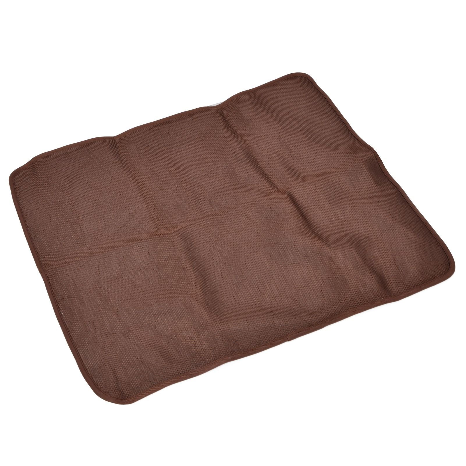 Pet Cooling Mat Breathable Soft Summer Dog Cat Sleeping Pad for Kennel Sofa Bed FloorBrown XXL