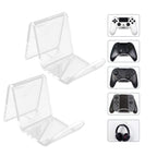 Headphone Bracket Wall Mounted Headset Hanger Acrylic Game Controller Bracket for Home Office