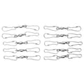 10pcs Hanging Hook Stainless Steel 360° Rotating Hook for Bird Feeder Wind Chimes7cm
