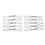 10pcs Hanging Hook Stainless Steel 360° Rotating Hook for Bird Feeder Wind Chimes7cm
