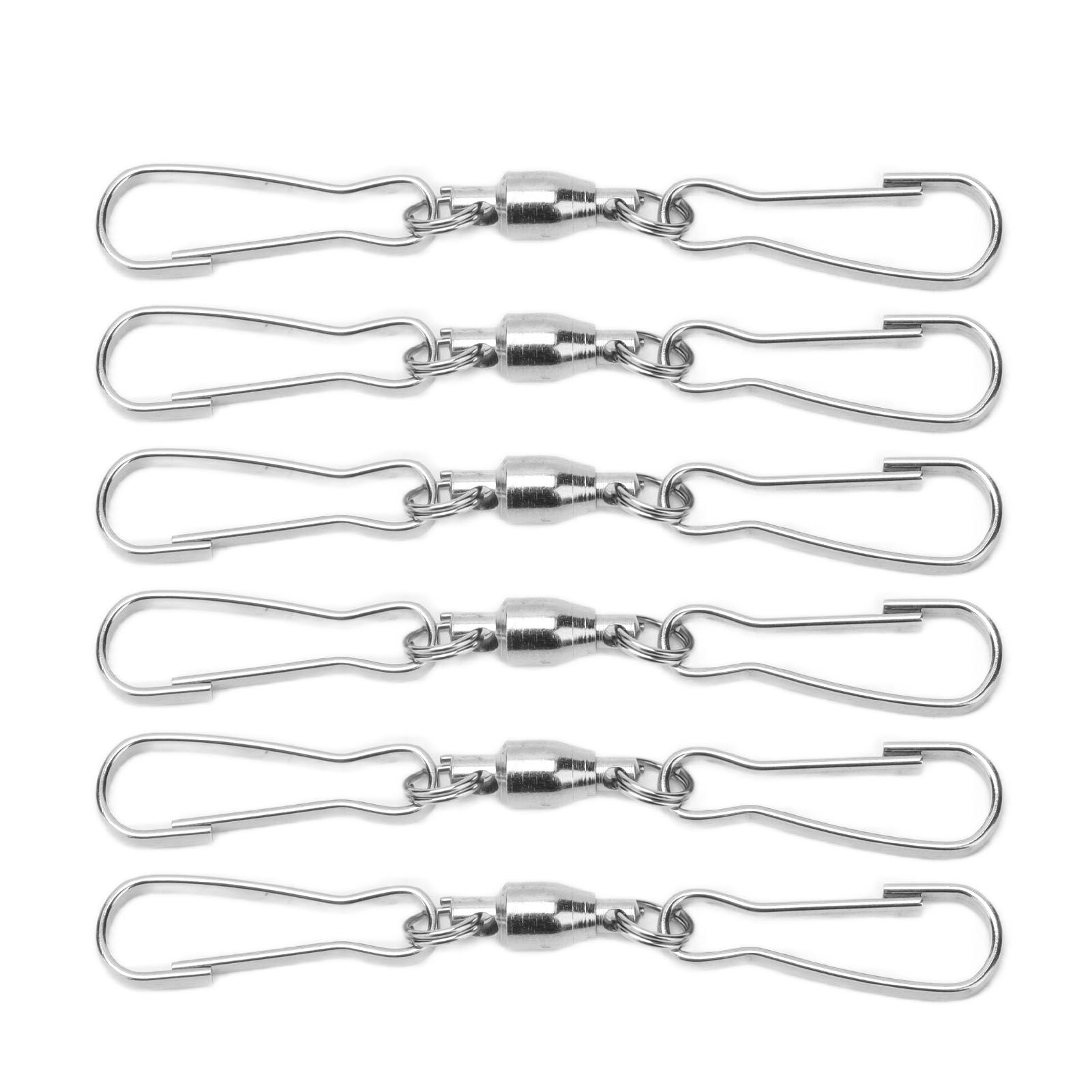 10pcs Hanging Hook Stainless Steel 360° Rotating Hook for Bird Feeder Wind Chimes7cm