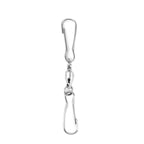 10pcs Hanging Hook Stainless Steel 360° Rotating Hook for Bird Feeder Wind Chimes7cm