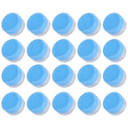 Empty Cream Container 25pcs Plastic Compact Round Small Cosmetic Jar for Travel