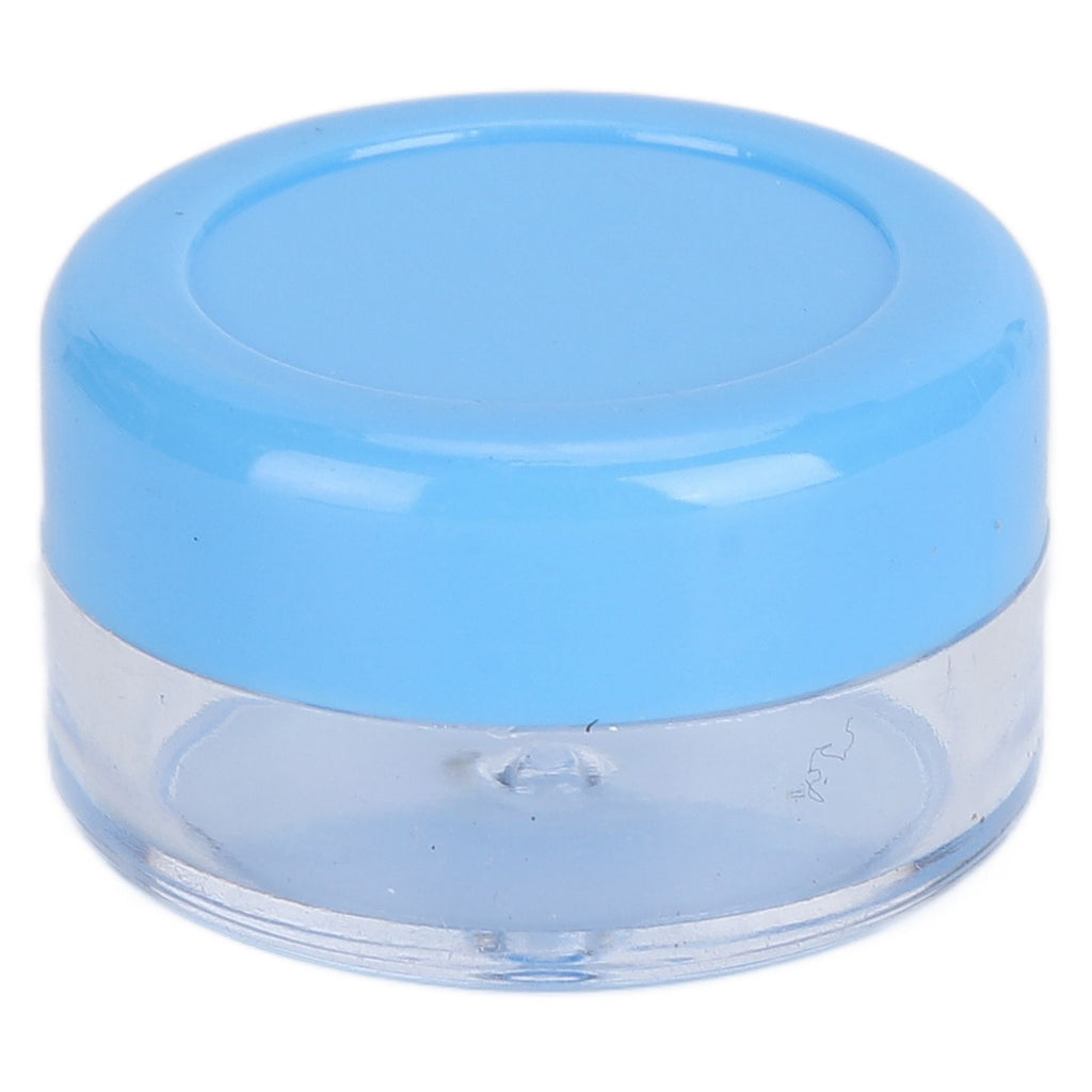 Empty Cream Container 25pcs Plastic Compact Round Small Cosmetic Jar for Travel