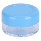 Empty Cream Container 25pcs Plastic Compact Round Small Cosmetic Jar for Travel