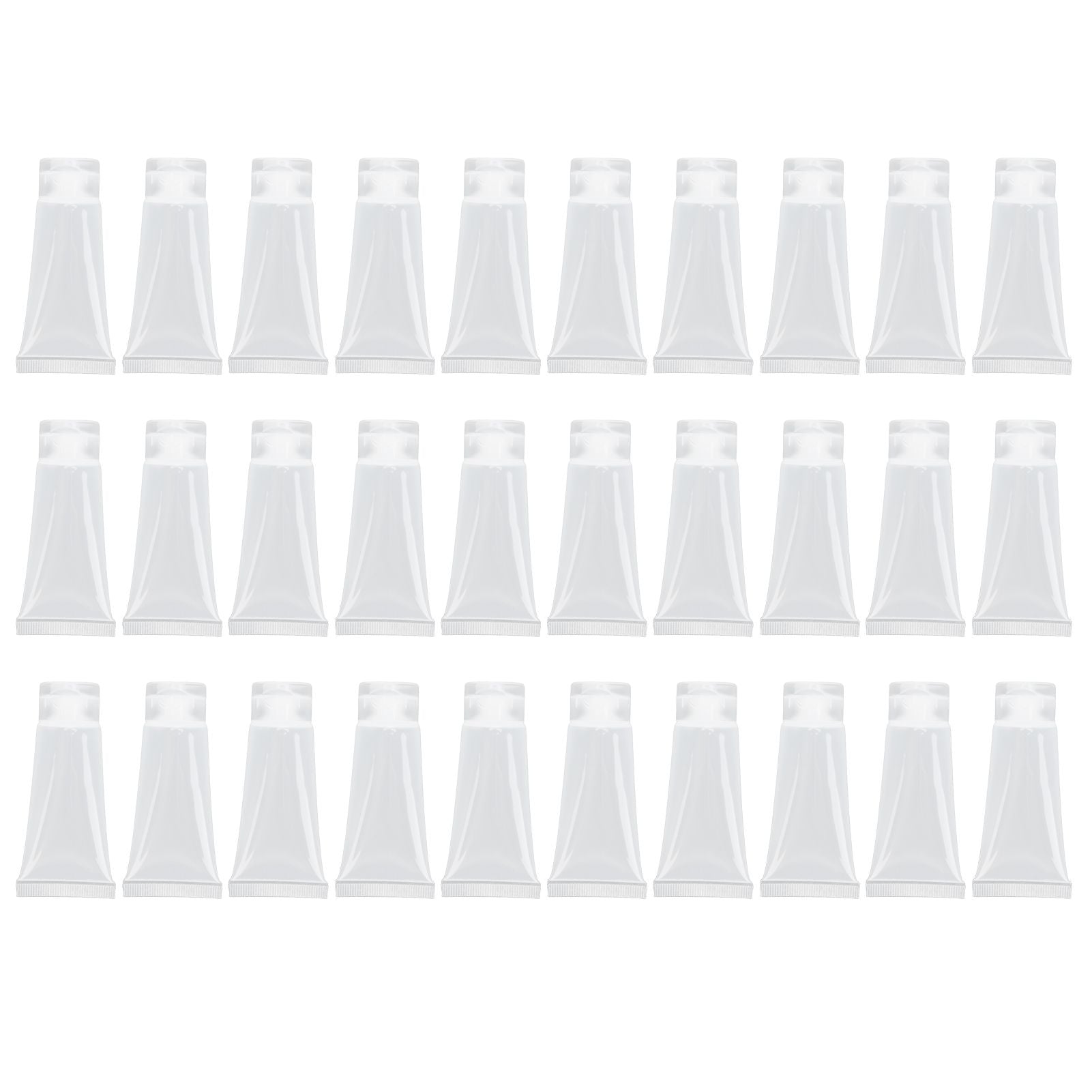 30pcs Empty Cosmetic Bottle Portable Lightweight Lotion Shampoo Squeeze Bottle for Travel