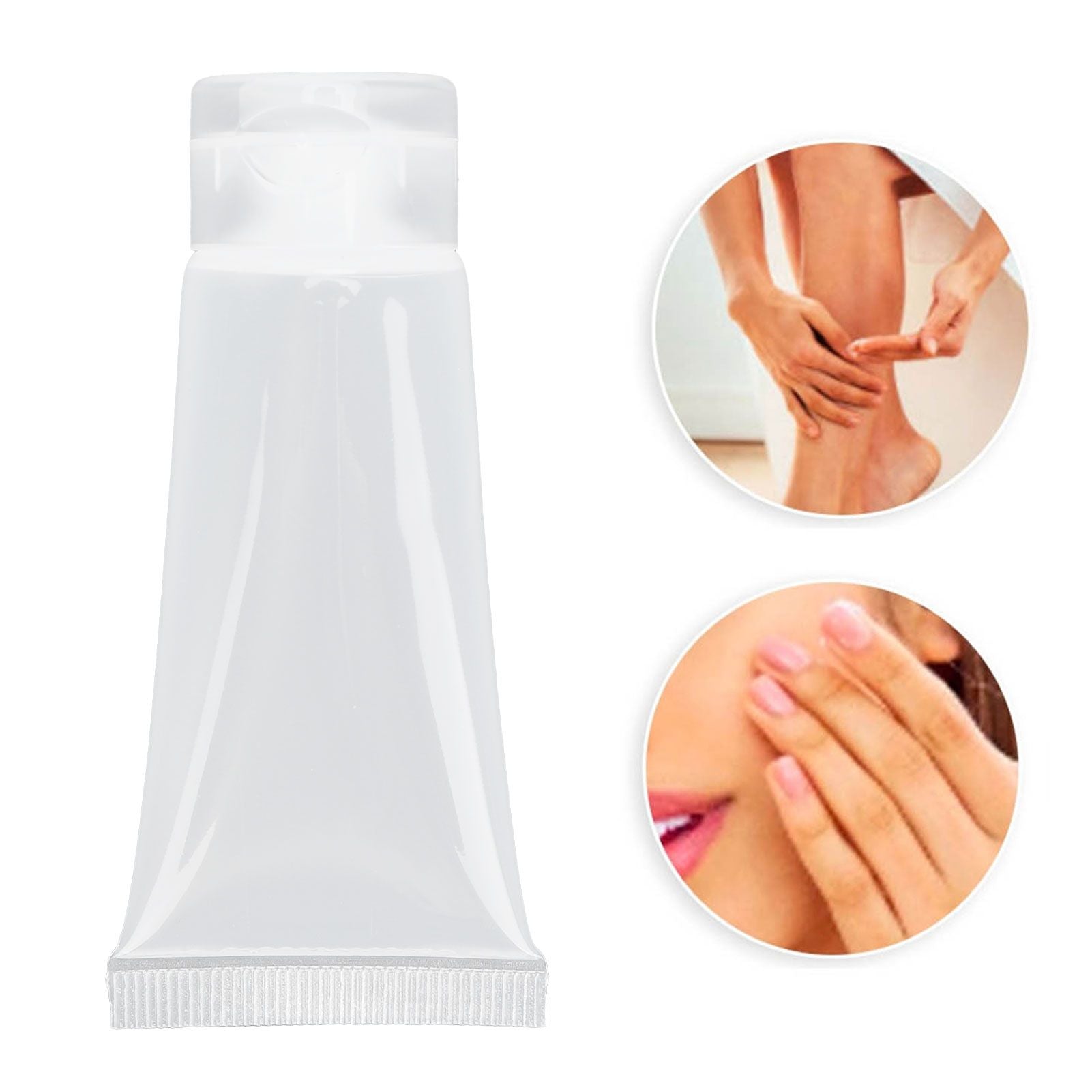 30pcs Empty Cosmetic Bottle Portable Lightweight Lotion Shampoo Squeeze Bottle for Travel