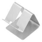 Cell Phone Holder Aluminum Alloy Lightweight and Portable Desk Phone Stand for Mobile Phones and TabletsSilver