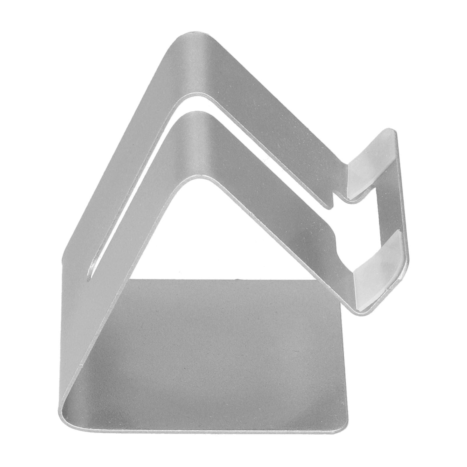 Cell Phone Holder Aluminum Alloy Lightweight and Portable Desk Phone Stand for Mobile Phones and TabletsSilver