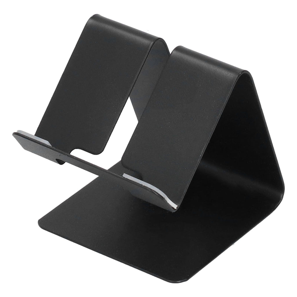 Cell Phone Holder Aluminum Alloy Lightweight and Portable Desk Phone Stand for Mobile Phones and TabletsBlack