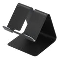 Cell Phone Holder Aluminum Alloy Lightweight and Portable Desk Phone Stand for Mobile Phones and TabletsBlack