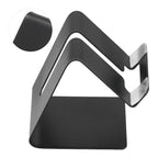 Cell Phone Holder Aluminum Alloy Lightweight and Portable Desk Phone Stand for Mobile Phones and TabletsBlack