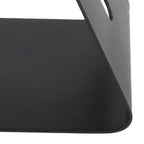 Cell Phone Holder Aluminum Alloy Lightweight and Portable Desk Phone Stand for Mobile Phones and TabletsBlack