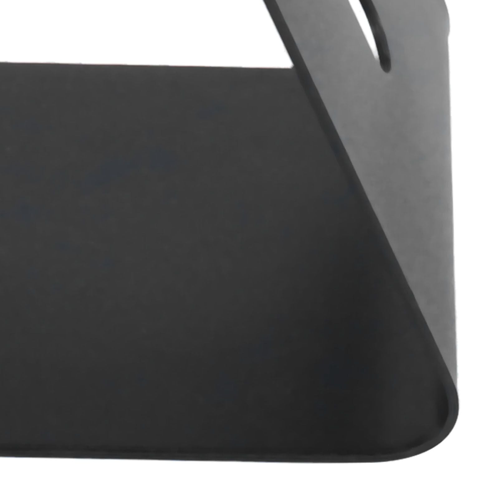 Cell Phone Holder Aluminum Alloy Lightweight and Portable Desk Phone Stand for Mobile Phones and TabletsBlack