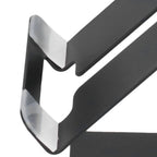 Cell Phone Holder Aluminum Alloy Lightweight and Portable Desk Phone Stand for Mobile Phones and TabletsBlack