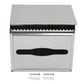 Tissue Holder Durable 304 Stainless Steel Tissue Box for Kitchen Bathroom Bedroom4351 Mirror Surface Tissue Box