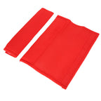 2PCS Seatbelt Pad Car Safety Belt Pad Shoulder Pad Soft Comfortable Belt Strap for Adult ChildrenRed