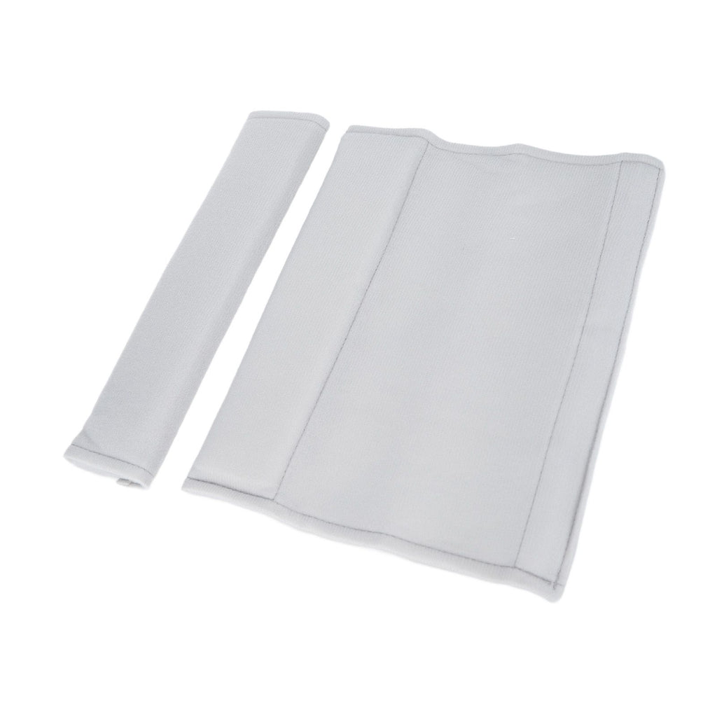 2PCS Seatbelt Pad Car Safety Belt Pad Shoulder Pad Soft Comfortable Belt Strap for Adult ChildrenGrey