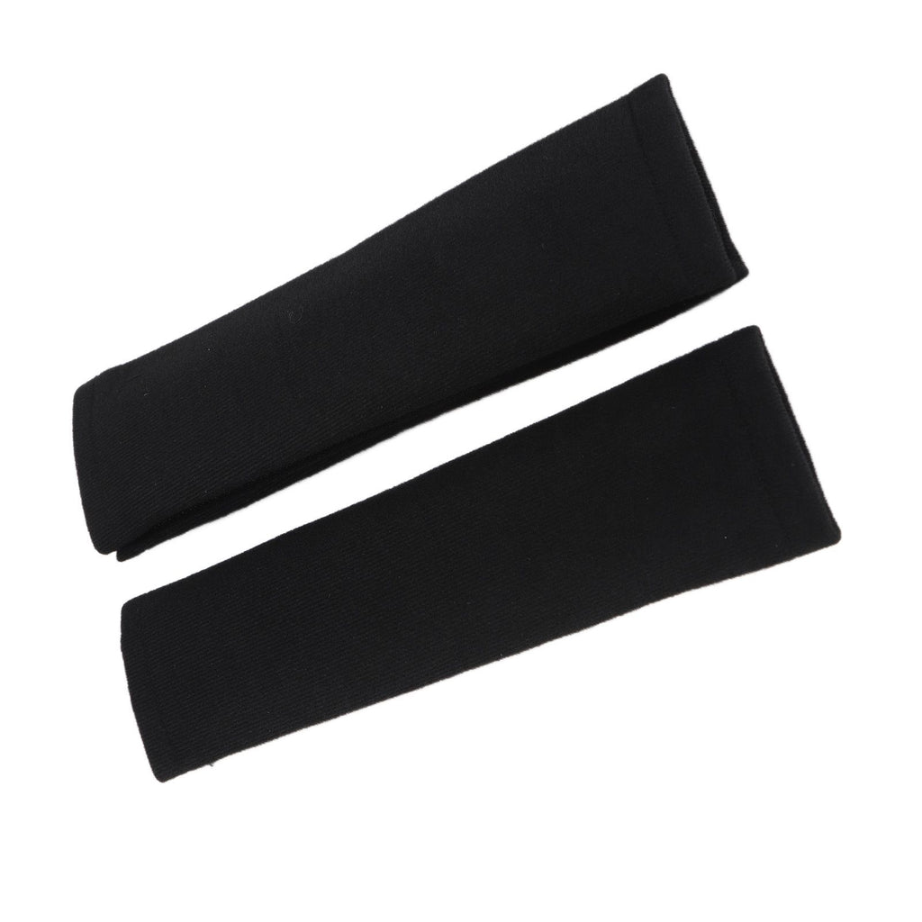2PCS Seatbelt Pad Car Safety Belt Pad Shoulder Pad Soft Comfortable Belt Strap for Adult ChildrenBlack
