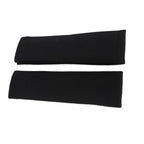 2PCS Seatbelt Pad Car Safety Belt Pad Shoulder Pad Soft Comfortable Belt Strap for Adult ChildrenBlack