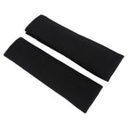 2PCS Seatbelt Pad Car Safety Belt Pad Shoulder Pad Soft Comfortable Belt Strap for Adult ChildrenBlack