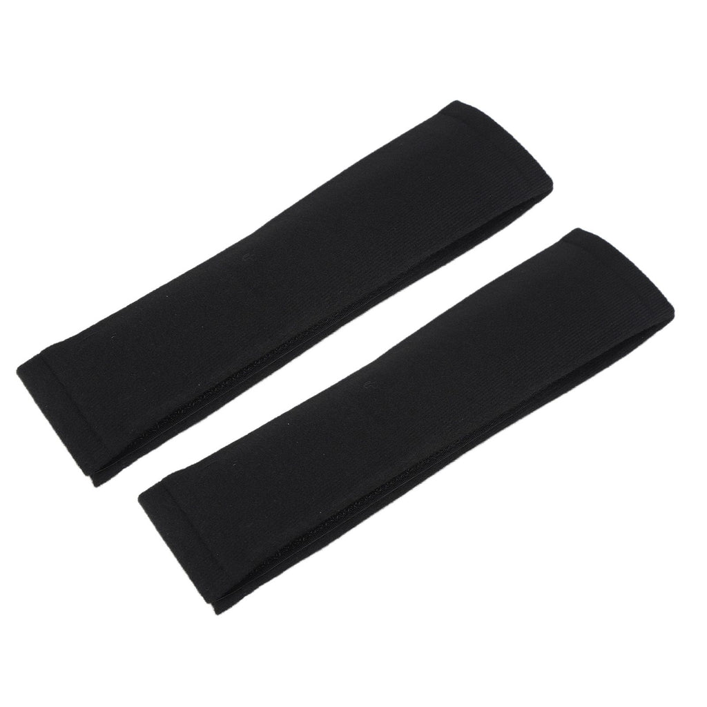 2PCS Seatbelt Pad Car Safety Belt Pad Shoulder Pad Soft Comfortable Belt Strap for Adult ChildrenBlack