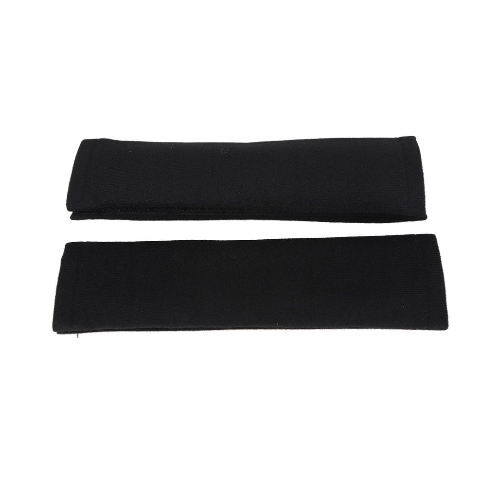 2PCS Seatbelt Pad Car Safety Belt Pad Shoulder Pad Soft Comfortable Belt Strap for Adult ChildrenBlack